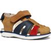 Geox B SANDAL DELHI BOY A - Sandalo Baby - Jungen, Whisky/Red,
