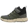 Geox J Flexyper Boy B Abx, Stivaletti Bambini e ragazzi, Nero Militare, 34 EU