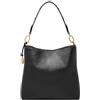 Fossil Jessie Borsa in pelle o poliuretano per donna, Nero, 27.94cm L × 12.7cm W × 25.4cm H
