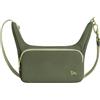 Travelon Borsa a tracolla antifurto unisex The Voyages East/West, verde oliva, 24,8 cm L x 15,2 cm H (centro) x 25,4 cm H (ala) x 12,1 cm P, Oliva, 9.75 W x 6 H (center) x 10 H (wing) x 4.75 D