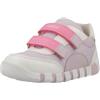 Geox B Lupidoo Girl A, Scarpe Primi Passi Bimba 0-24, White Purple, 21 EU
