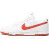 Nike Scarpe da Basket da Uomo, Bianco/Rosso Picante, 40