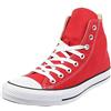 Converse All Star Hi Canvas, Sneakers Unisex Adulto, Rosso (Varsity Red)