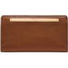 Fossil Portafoglio Donna - Liza Eco Pelle Zip Around Clutch SL7878G200-19,5 cm L x 2,5 cm L x 11,4 cm H, marrone, 19.5 cm L x 2.5 cm W x 11.4 cm H