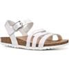 Geox J ADRIEL GIRL F - Sandalo Bambina, White,