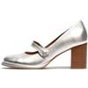 Fly London MUGY451FLY, Pump Women's Fashion Shoes, Silver-Gold, 42