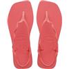 Havaianas - Soleil, Sandali A T Da Donna Eleganti, Resistenti E Confortevoli, Chiusura Posteriore, Cinghie Ondulate E Suola Con Bordi Squadrati