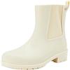Tommy Hilfiger Donna Stivali in Gomma Flag Rainboot Antiscivolo, Avorio (Country Ivory), 37