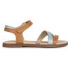 Geox Sandalo J Karly Bambina, Salvia Biscotto, 7 UK Child