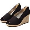 Toms Michelle - Scarpa décolleté da donna, Tela nera., 8.5
