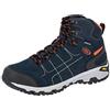 Brütting Mount Shasta High, Scarpe da Arrampicata Alta, Unisex - Adulto, Blu (Marino/Arancione), 44 EU