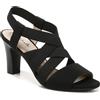 LifeStride Sandali da donna con tacco Charlotte, US, Nero, 35 EU