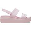 Crocs Brooklyn 4U, Sandali Donna, Pink Milk, 34/35 EU