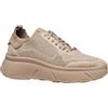 Geox D Nebula 2.0 X, Scarpe da Ginnastica Basse Donna, Beige, 39 EU