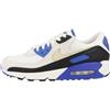 Nike HF3449-100 Air Max 90 Premium Uomo, White/Khaki-Racer Blue-Black EU 38.5