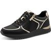 Tamaris Sneaker da Donna Low Flat, Nero (Black Comb), 42