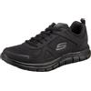 Skechers Track Scloric, Sneaker, Uomo, Nero Total Black, 45 EU