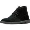 Clarks Uomo Bushacre 2 Camoscio Sabbia, Nero (Black Suede), 39,5 EU