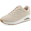 Skechers Uno - Shimmer Away, Sneaker Donna, Natural, 36 EU