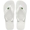 Havaianas Brasil Unisex - Adulto FlipFlop White 33 EU