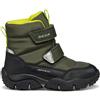 Geox B Baltic Boy B ABX, Stivale alla Caviglia Bimbo 0-24, Verde Lime Verde Scuro, 21 EU