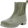 Tommy Hilfiger Donna Stivali in Gomma Flag Rainboot Antiscivolo, Verde (Utility Olive), 36