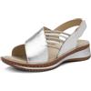 ARA Hawaii, Sandali Donna, Argento Bianco, 39 EU