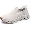 Skechers Donna Glide-Step Pro Everyday Citizen Slip-In ALLENATRICE, Natural Knit/Periwinkle Trim, 41 EU