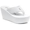 Rocket Dog Diver, Sandali con Zeppa Donna, Bianco, 37 EU