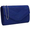 SwankySwans Pochette Samantha da donna, taglia unica, Blu reale, One Size