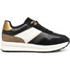Geox D Runntix, Scarpe da Ginnastica Donna, Nero, 36 EU