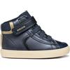 Geox B Gisli Girl, Scarpe da Ginnastica Bimba 0-24, Navy Platinum, 23 EU