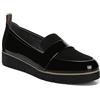 Dr.Scholl's SHOES Dr. Scholl's Mocassino da Donna Webster in Microfibra Laccata Nera, Taglia 38
