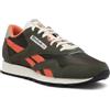 Reebok Classic Nylon, Scarpe Uomo, Hunter Green Pump Orange Vintage Chalk, 40 EU