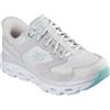Skechers Donna Glide-Step Sole Paradise Valley Slip-In ALLENATRICE, Taupe Leather/Synthetic/Multi Textile, 37 EU