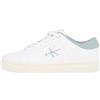 Calvin Klein Jeans Donna Sneakers con Suola Preformata Classic Cupsole Low Lace Up Leather Scarpe