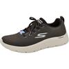 Skechers Go Walk Flex Vespid, Scarpe da Ginnastica Uomo, Marrone, 47 EU
