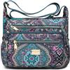 Pealwel Borsa a tracolla da donna, spaziosa, multitasche, borsa a tracolla da donna, borsa a mano con manico superiore