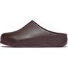 Fitflop Zoccoli da Donna in Pelle Martellata Shuv, Cioccolato, 42 EU