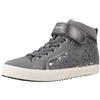 Geox J Kalispera Girl, Scarpe da Ginnastica, Grigio Scuro, 31 EU