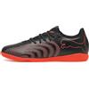 PUMA Scarpe da Calcio Unisex Future 9 Play IT, Nero-Rosso incandescente, Grigio Forte, Taglia 38, Puma Nero Rosso Brillante Grigio Forte, 39 EU