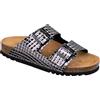 Scholl Donna Josephine Sandalo, Nero argento, 37 EU