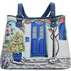 Anna by Anuschka - Borsa Borsa a tracolla in vera pelle dipinta a mano rosa safari grigio Donna