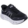 Skechers Donna Max Cushioning Glide-Step Aberdeen Slip-In ALLENATRICE, Black Synthetic/White Trim, 40 EU