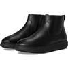 Fitflop Stivaletti donna Iq-comff in pelle con zip, Tutto nero, 37.5 EU