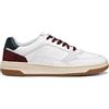 Geox Sneaker da Uomo SEDRAL Court in Pelle Liscia Bianca