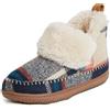 Dearfoams Stivaletti Alpine Moritz da donna, Plaid blu navy, 7.5 UK