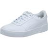 PUMA Carina, Scarpe da Ginnastica Donna, White Argento 10, 37.5 EU