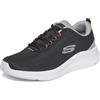 Skechers Skech-Lite PRO 2.0 BERRIX - Sneaker da Uomo, Nero/Grigio, Taglia 42