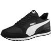 PUMA Unisex ST Runner v2 NL Sneakers, Puma Black-Puma White, 36 EU